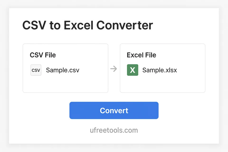 CSVからExcelへの変換ツール製品プレビュー