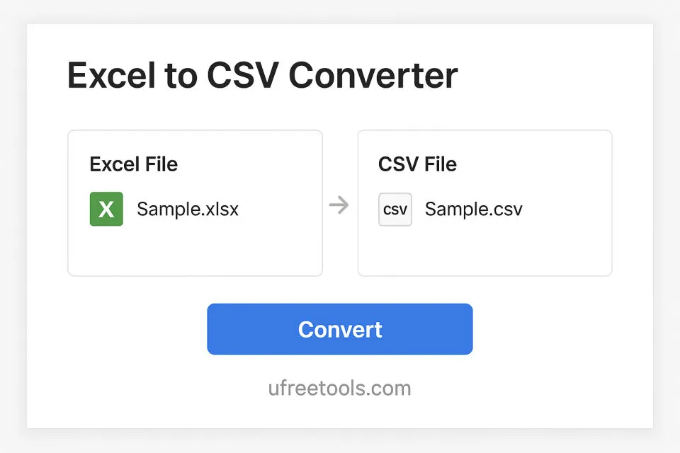 ExcelからCSVへの変換ツール製品プレビュー